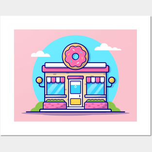 Doughnut Shop Posters and Art